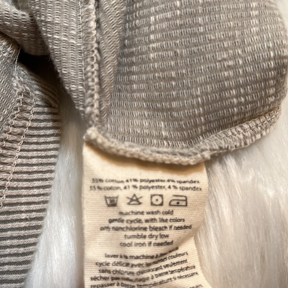 DONNI Gray Ribbed Open Front Cardigan - Picture 10 of 12